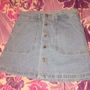 Denim skirt